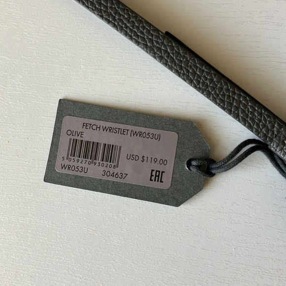 All Saints Fetch Leather Phone Wristlet (NWT) - Picture 7 of 11